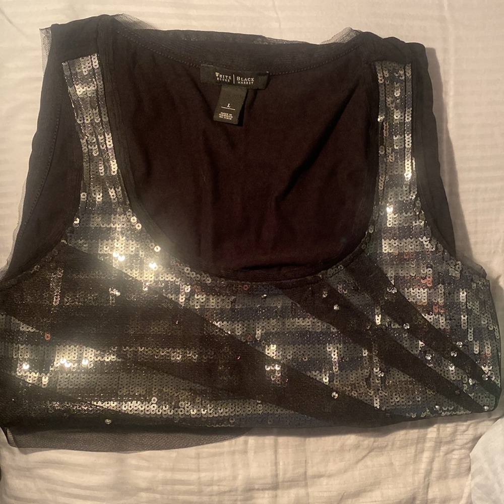 White House Black Market Fancy Tank - Picture 2 of 3